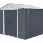 HECHT8X8PLUS - Magazie gradina din tabla 248 x 248 x 208 cm - SimpleTools