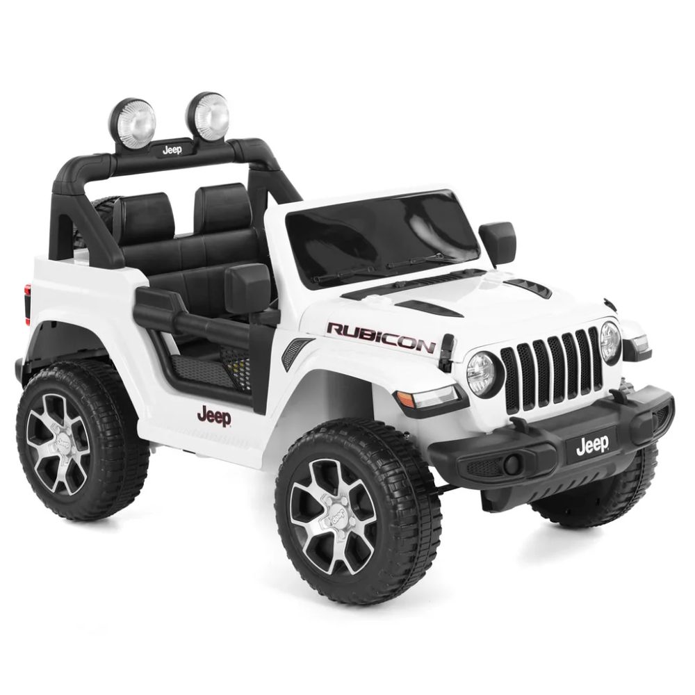 JEEP WRANGLER RUBICON WHITE – Masina de jucarie cu baterie – In lucru JEEP WRANGLER RUBICON WHITE - Masina de jucarie cu baterie - In lucru