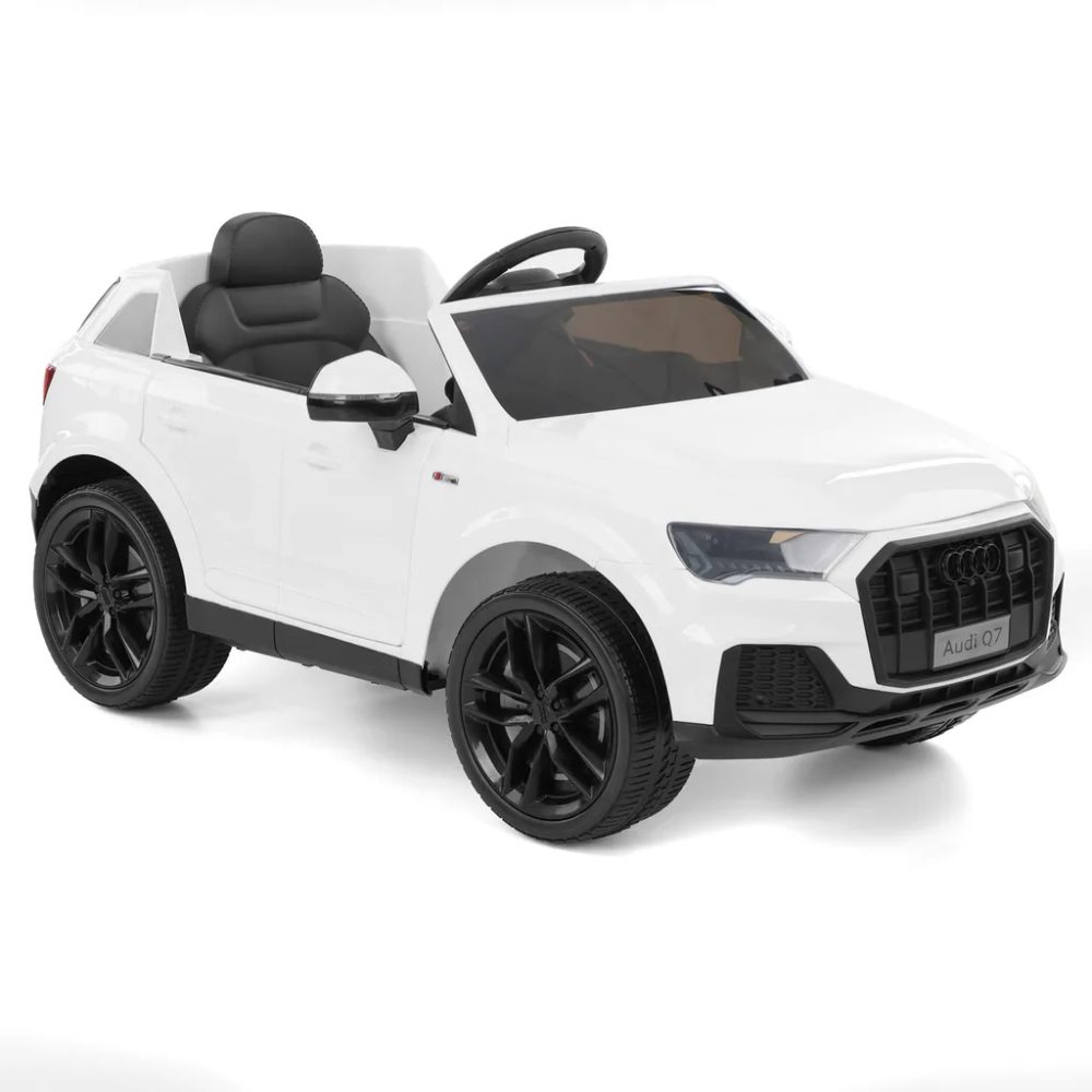 AUDI Q7 WHITE – Masină de jucărie cu baterie – In lucru AUDI Q7 WHITE - Masină de jucărie cu baterie - In lucru