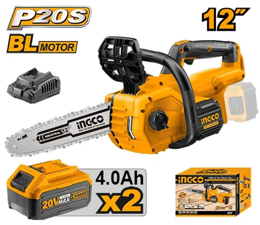Motofierastrau 20V cu 2 Acumulatori 4Ah (nou) – Fierastraie Motofierastrau 20V cu 2 Acumulatori 4Ah (nou) - Fierastraie