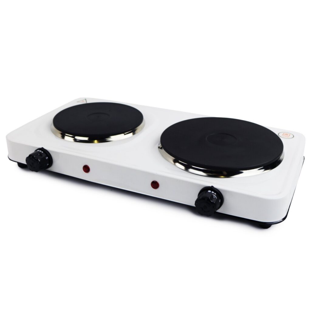 Plita electrica dubla, 2000W, 2 ochiuri - SimpleTools