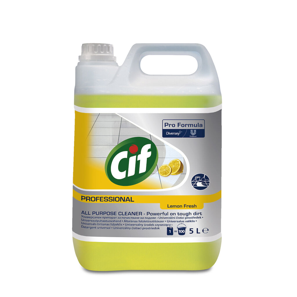 CIF PF.APC LEMON FRESH 5L W2503 – Detergenti profesionali CIF PF.APC LEMON FRESH 5L W2503 - Detergenti profesionali