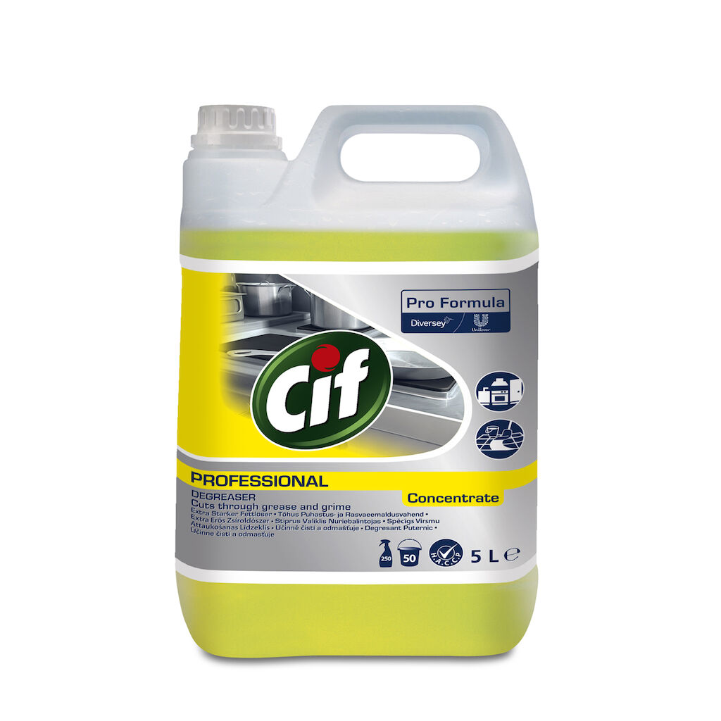 CIF PF.DEGREASER CONC 5L W2382 – Detergenti profesionali CIF PF.DEGREASER CONC 5L W2382 - Detergenti profesionali