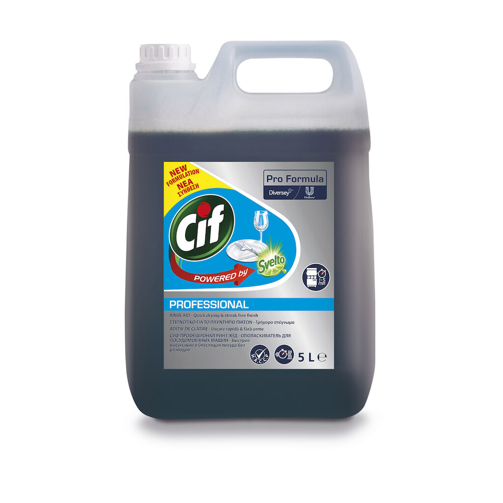 CIF PF.RINSE AID 5L W4072 – Detergenti profesionali CIF PF.RINSE AID 5L W4072 - Detergenti profesionali