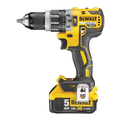 Masina de insurubat si gaurit cu percutie DeWalt DCD796P2-QW, 2 x acumulator XR Li-Ion  5.0 Ah 18 V, cutie pentru transport - SimpleTools
