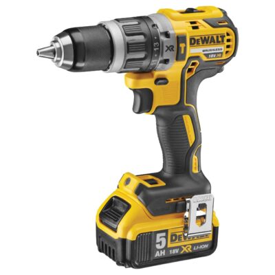 Masina de insurubat si gaurit cu percutie DeWalt DCD796P2-QW, 2 x acumulator XR Li-Ion  5.0 Ah 18 V, cutie pentru transport - SimpleTools