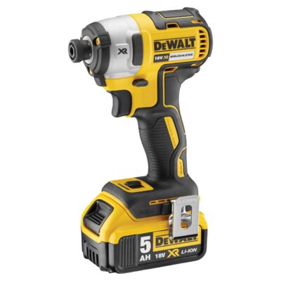 Masina de insurubat cu impact DeWalt de 1/4 ", DCF887P2-QW , 2 x  acumulator XR Li-Ion 5.0 Ah 18 V, geanta pentru transport - SimpleTools