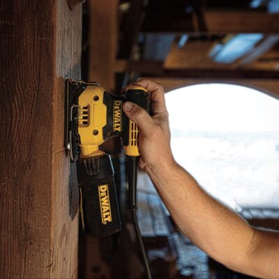 Slefuitor orbital cu talpa dreptunghiulara DeWalt, DWE6411, 140 x 115 mm - SimpleTools