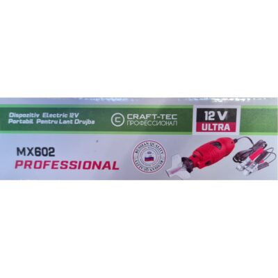 Dispozitiv portabil electric 12 V pentru ascutit lant drujba CRAFT-TEC MX602 - SimpleTools