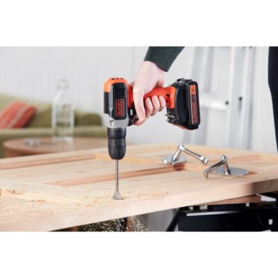 Masina de gaurit si insurubat Black&Decker, BCD001C1, acumulator LI-ION 1.5Ah 18V, cutie de transport - Masini de gaurit si insurubat cu acumulator