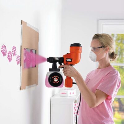 Pistol electric pentru vopsit Black&Decker, HVLP200, 1.2L 400W - SimpleTools