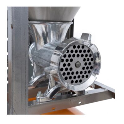 Masina tocat carne Nr.32, cu cadru, motor electric, masuta ALUMINU, FERMAX FM2 - SimpleTools