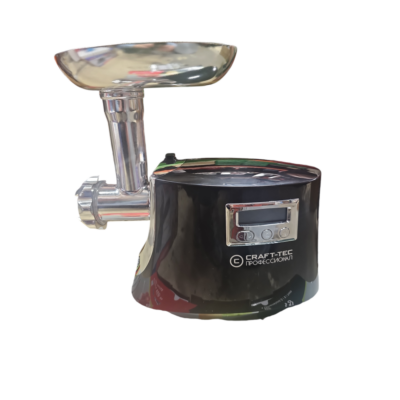 Masina de tocat carne electrica cu afisaj digital , Negru , Craft-Tec , New Generation MX118 - SimpleTools