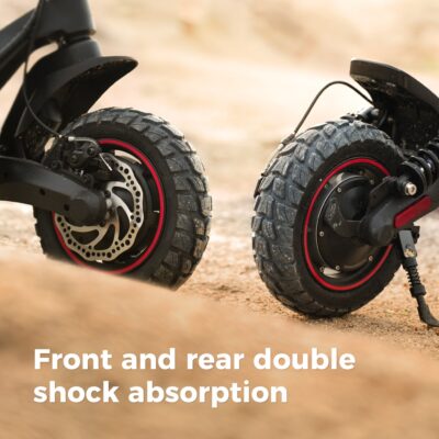 Trotineta electrica pliabila iScooter IX7 Pro, Motor 2*1000W, Viteza 60km/h, Autonomie 80 km, Acumulator 48V 15.6Ah, Negru - SimpleTools