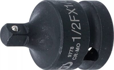Adaptor de impact pentru tubulare cu antrenare 6, 3 mm (1/4") cu antrenare 12, 5 mm (1/2"), BGS 9778