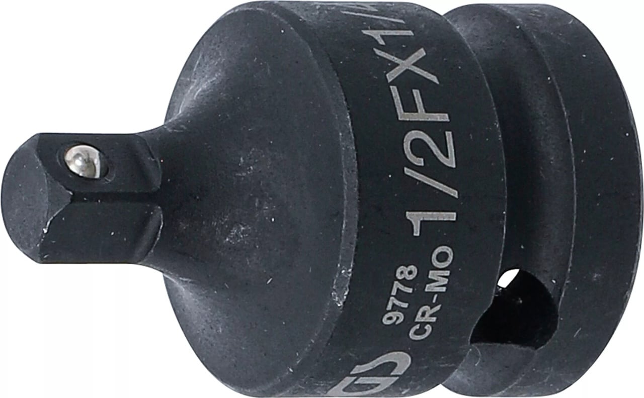 Adaptor de impact pentru tubulare cu antrenare 6, 3 mm (1/4″) cu antrenare 12, 5 mm (1/2″), BGS 9778 – Adaptoare si prelungitoare Adaptor de impact pentru tubulare cu antrenare 6, 3 mm (1/4") cu antrenare 12, 5 mm (1/2"), BGS 9778 - Adaptoare si prelungitoare
