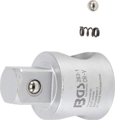 Adaptor mâner culisant pentru prelungitoare | 20 mm (3/4"), BGS 263-1