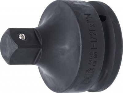 Adaptor pentru chei tubulare de impact, patrat interior 38 mm (1 1/2") - patrat exterior 25 mm (1"), BGS 7468