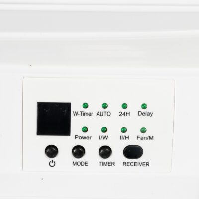 Aeroterma de perete Detoolz, 2KW, 2 trepte de putere, cu afisaj LED si termostat - SimpleTools