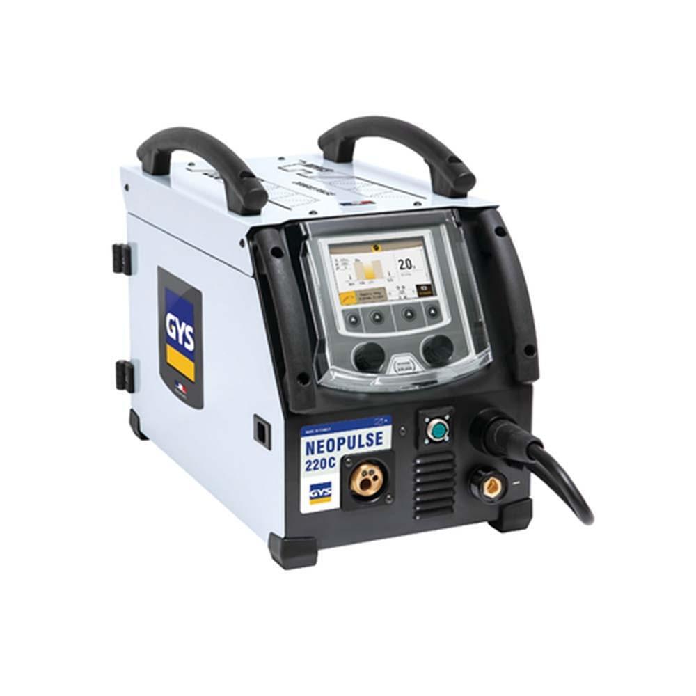 Aparat de sudare Mig Mag Pulse, NEOPULSE 220 C, GYS – In lucru Aparat de sudare Mig Mag Pulse, NEOPULSE 220 C, GYS - In lucru