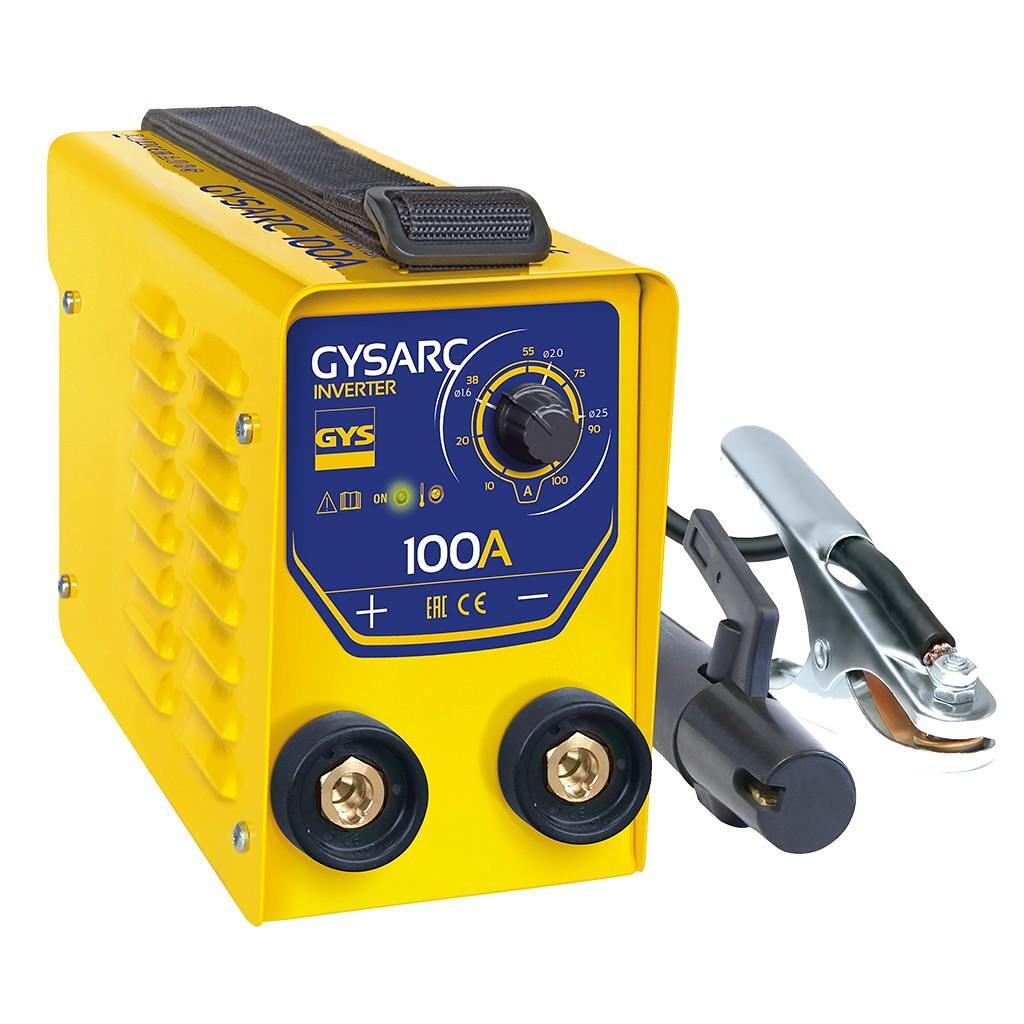 Aparat de sudare tip invertor MMA, GYSARC 100 – In lucru Aparat de sudare tip invertor MMA, GYSARC 100 - In lucru