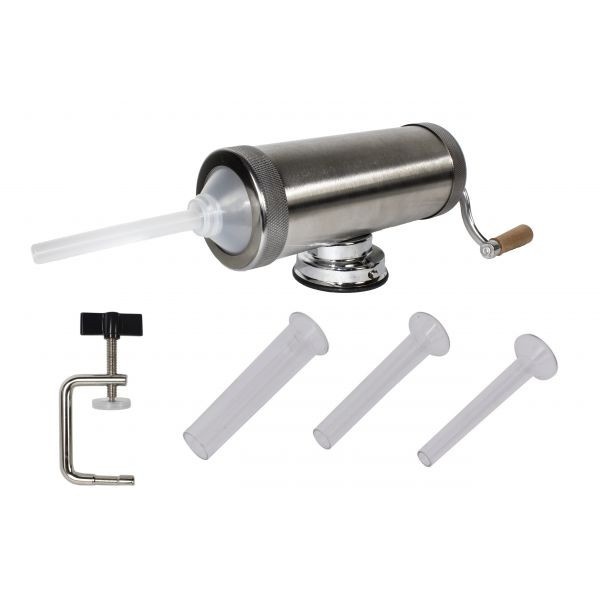 Aparat de umplut Carnati Elefant KY-2005S, 2.5 kg, INOX ALIMENTAR, Orizontal 3 palnii – Masini umplut carnati Aparat de umplut Carnati Elefant KY-2005S, 2.5 kg, INOX ALIMENTAR, Orizontal 3 palnii - Masini umplut carnati
