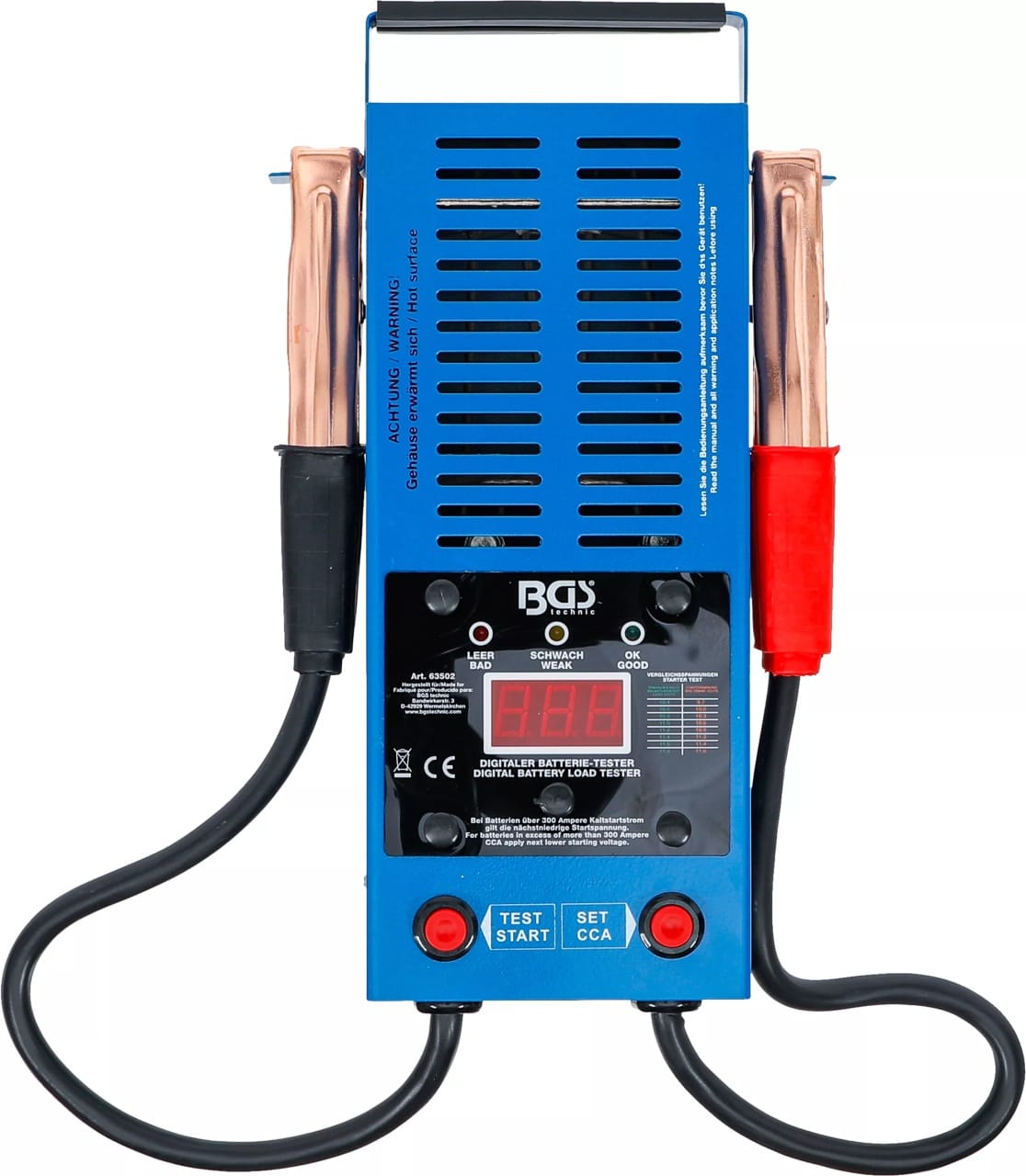 Aparat pentru verificare acumulatori auto 12V, 200-1000A, BGS 63502 – Multimetre si testere Aparat pentru verificare acumulatori auto 12V, 200-1000A, BGS 63502 - Multimetre si testere
