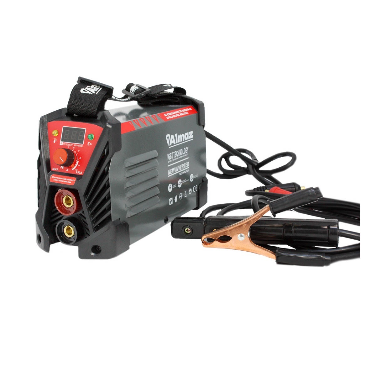 Aparat sudura Almaz, MMA, intensitate maxima 250A, afisaj digital, energy-saver – Aparate de sudura tip Invertor MMA Aparat sudura Almaz, MMA, intensitate maxima 250A, afisaj digital, energy-saver - Aparate de sudura tip Invertor MMA
