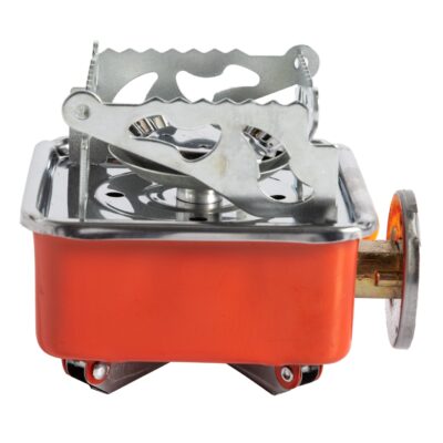 Aragaz camping Micul Fermier, putere termica 2.8 kW, aprindere piezo-electrica, compatibil rezerva gaz spray, 95*95mm - Aragaze