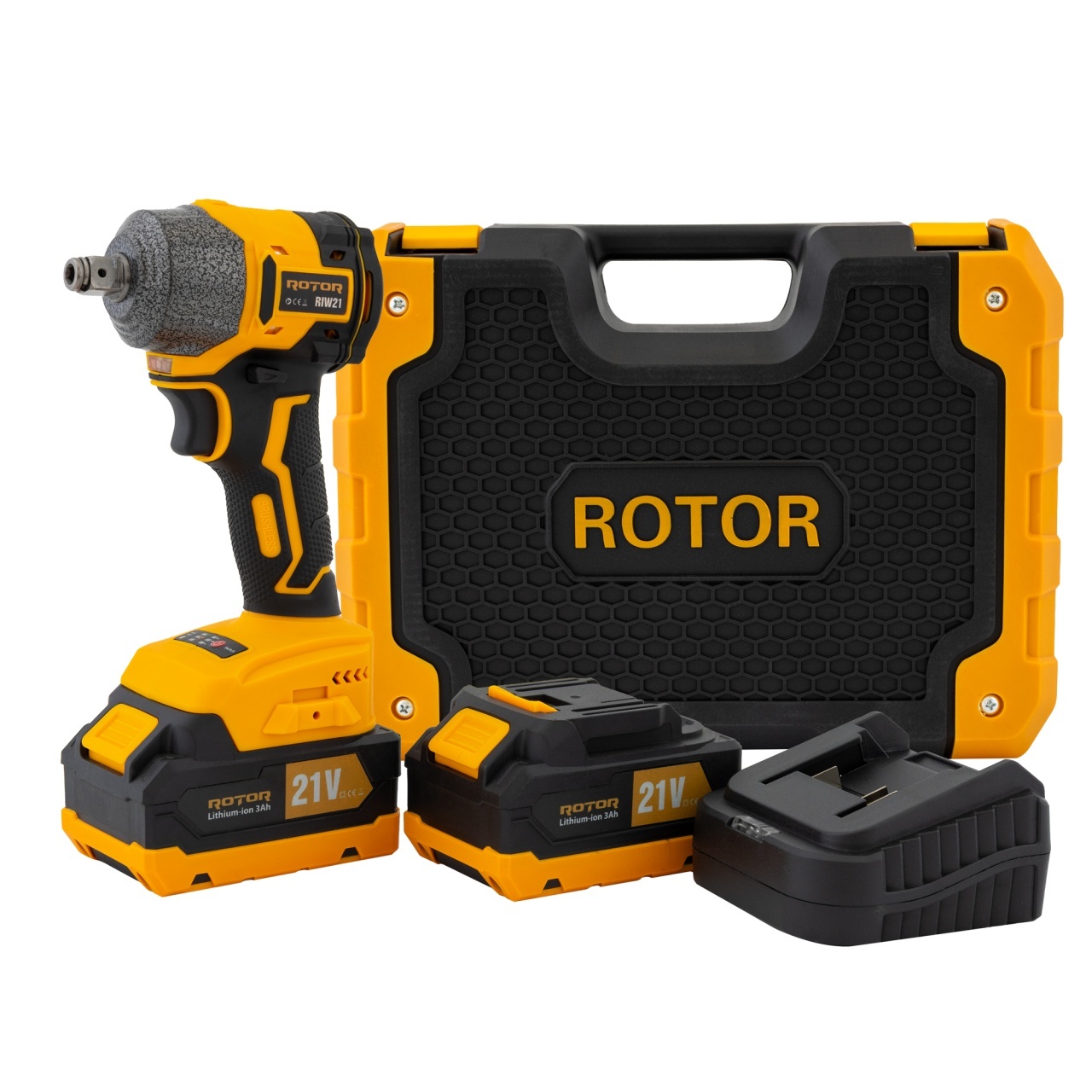 Autofiletanta cu impact pe acumulator ROTOR RIW21, 21 V /3 Ah, 320 Nm 2200 rot/min, 3300 BPM – Masini de gaurit si insurubat cu acumulator Autofiletanta cu impact pe acumulator ROTOR RIW21, 21 V /3 Ah, 320 Nm 2200 rot/min, 3300 BPM - Masini de gaurit si insurubat cu acumulator