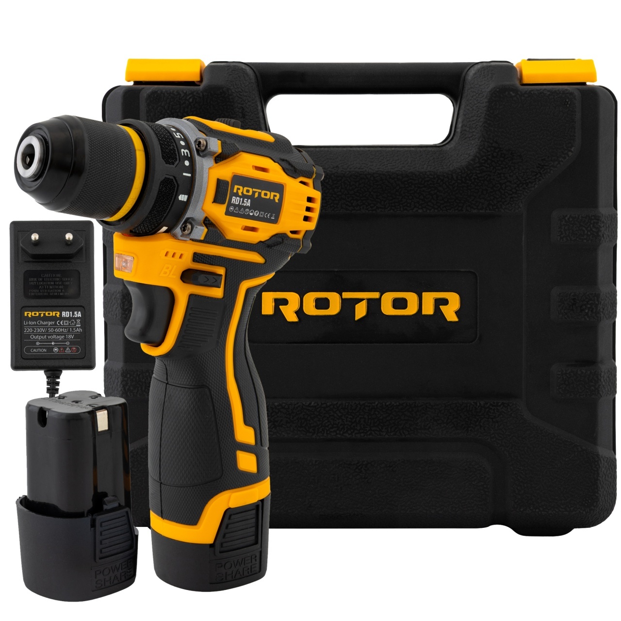 Autofiletanta pe acumulator ROTOR RD1.5A, 18V/1.5Ah , 2000 Rpm – Masini de gaurit si insurubat cu acumulator Autofiletanta pe acumulator ROTOR RD1.5A, 18V/1.5Ah , 2000 Rpm - Masini de gaurit si insurubat cu acumulator