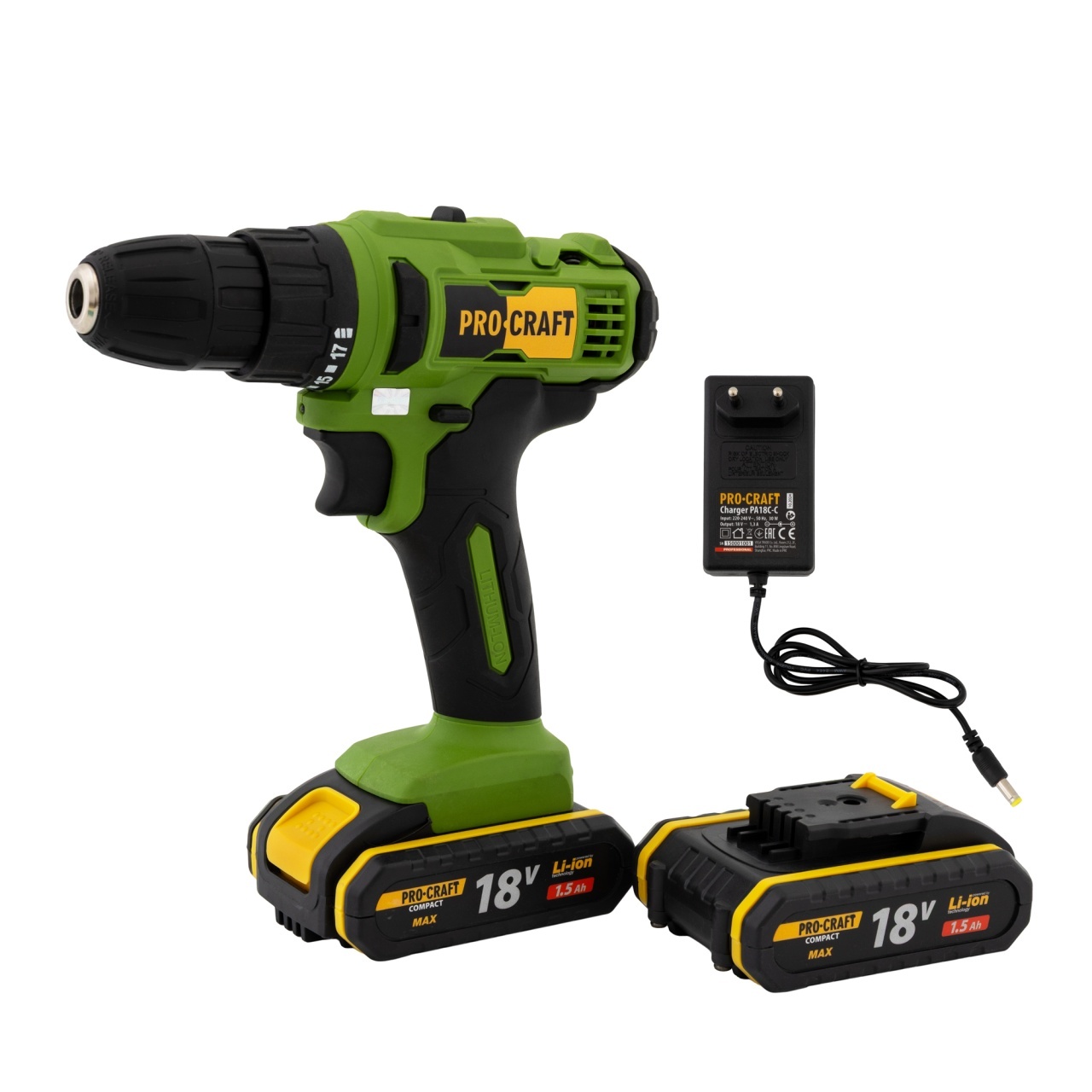 Autofiletanta Procraft Compact PA18C, 18V, 1.5 Ah 2 acumulatori – Masini de gaurit si insurubat cu acumulator Autofiletanta Procraft Compact PA18C, 18V, 1.5 Ah 2 acumulatori - Masini de gaurit si insurubat cu acumulator