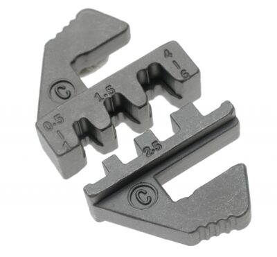 Bacuri de sertizat papuci fara izolatie pentru cabluri electrice, AWG 20-18, 16-14, 12-10, sau 0.5-1.0mm, 1.5-2.5mm, 4.0-6.0mm, BGS 1410-C