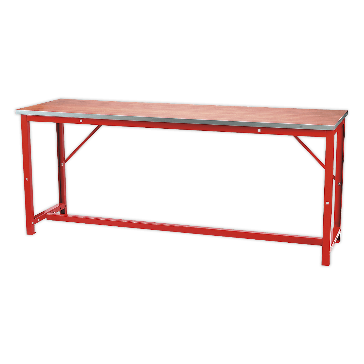 Banc de lucru prevazut cu blat de lemn, Sealey – In lucru Banc de lucru prevazut cu blat de lemn, Sealey - In lucru