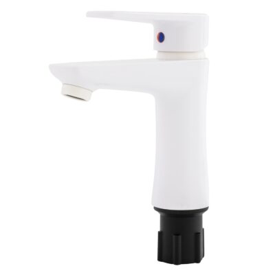 Baterie baie din plastic, PLAMIX Oscar-001 Alb