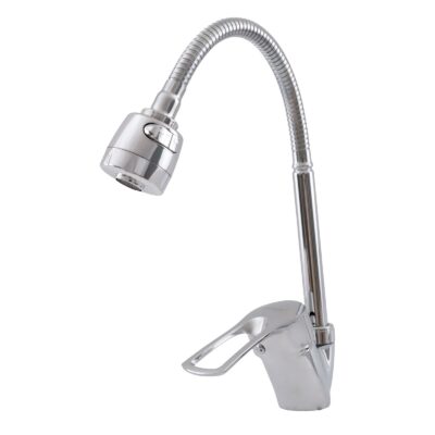 Baterie bucătărie cu pipa flexibilă, 2 funcții, seria WAVE FLOW WAVE-Z-777