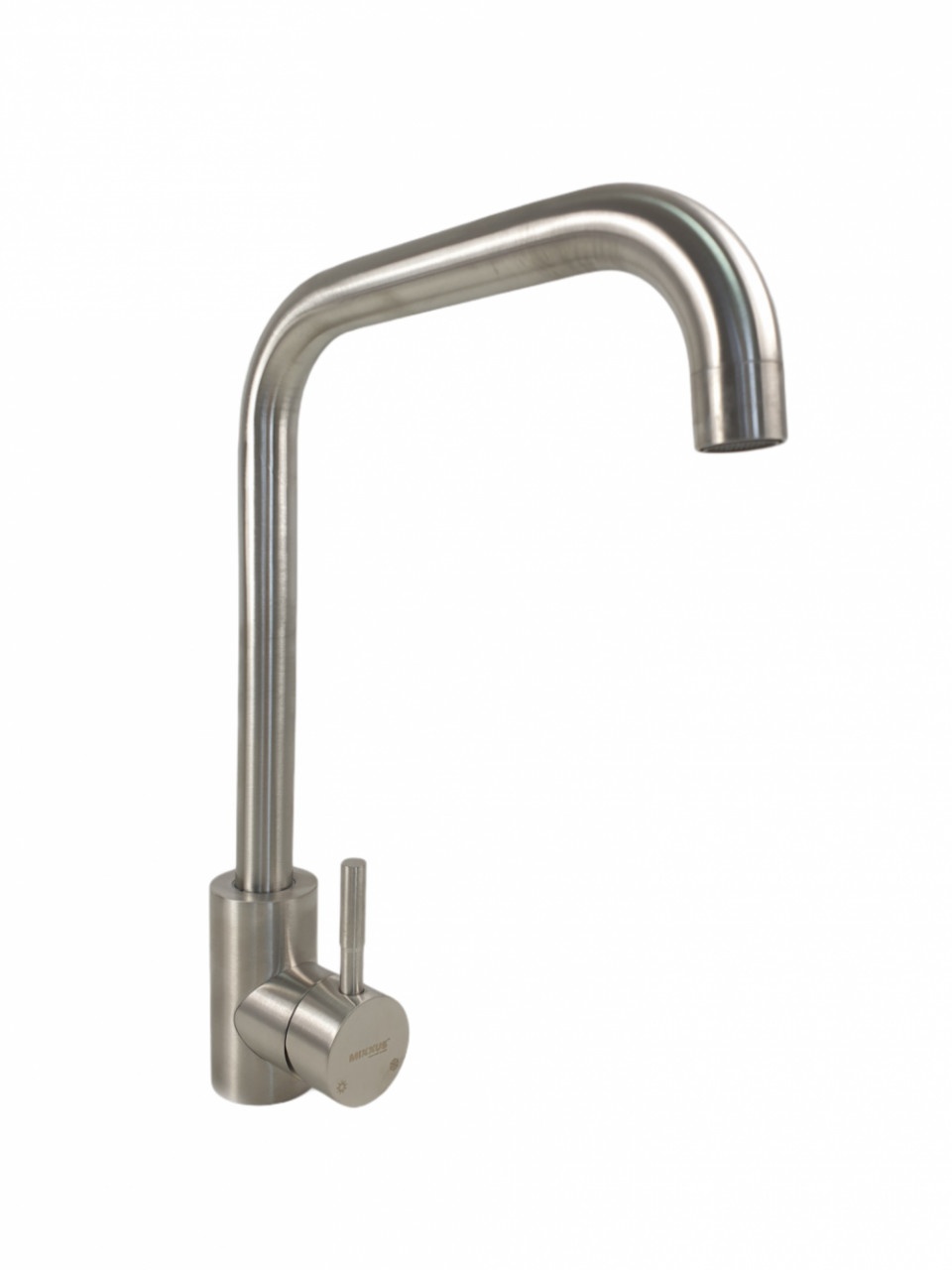 Baterie bucatarie MIXXUS SUS-011-G din otel inoxidabil, Monocomanda, Racorduri incluse – In lucru Baterie bucatarie MIXXUS SUS-011-G din otel inoxidabil, Monocomanda, Racorduri incluse - In lucru