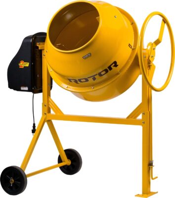 Betonieră 165L cu motor acoperit ROTOR RB165 900 W, 29.5 rpm