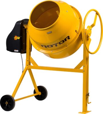 Betonieră 185L cu motor acoperit ROTOR RB185 1000 W, 29.5 rpm