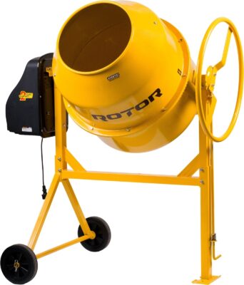Betonieră 230L cu motor acoperit ROTOR RB230 1200 W, 29.5 rpm