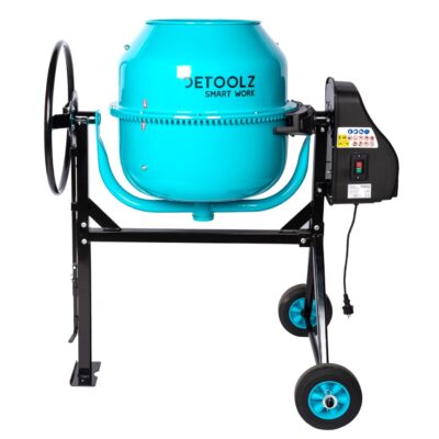 Betoniera Detoolz, capacitate 160 litri, putere 1000W, coroana fonta, cu roti