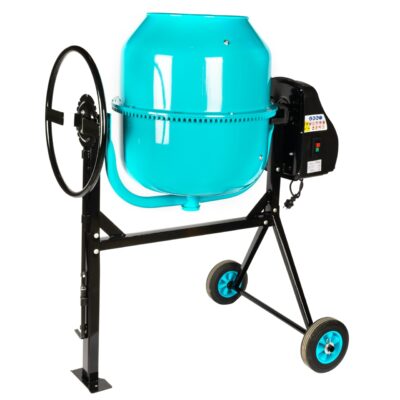 Betoniera Detoolz, capacitate 200 litri, putere 1200W, coroana fonta, cu roti - Betoniere