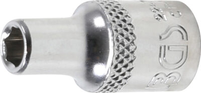 BGS 22475 Cheie tubulara 6 colturi | 6, 3 mm (1/4") | 4, 5 mm