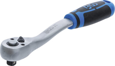 BGS 319 Clichet reversibil cu maner ergonomic actionare 3/8''(10mm), 72 dinti, lungime 205mm