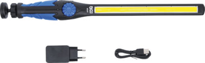 BGS 85337 Lampa de lucru de mana COB-LED, LED dublu, tip ultra plata