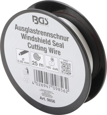 BGS 9856 Snur pentru taiat silicon de parbriz 160 daN, 25 m