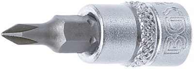 Bit cap cruce PH0 cu tubulara 1/4", BGS 2504