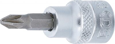 Bit cap cruce PZ2, antrenare cu tubulara 3/8", BGS 2551