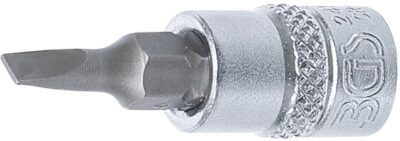 Bit cu canelura 4mm cu tubulara 1/4", BGS 2493