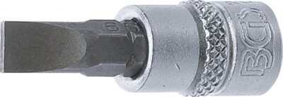 Bit cu canelura 6.5mm cu tubulara 1/4", BGS 2495